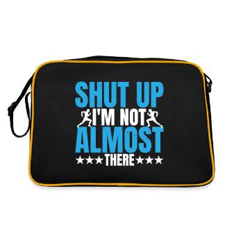 Shut Up, I'm Not Almost There 5 - Retro Bag - black/gold - Back