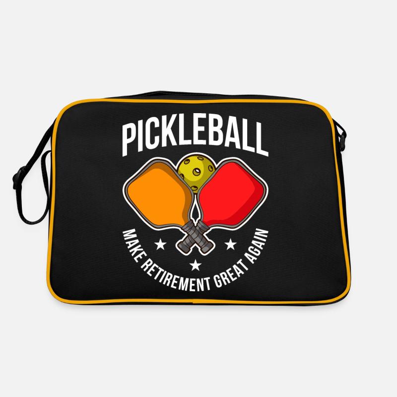 Pickleball Retirement Pickleball Geschenk Retro Tasche