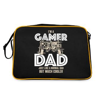 I'm A Gamer Dad Just Like A Normal Dad - Sac Retro - noir/or - Dos