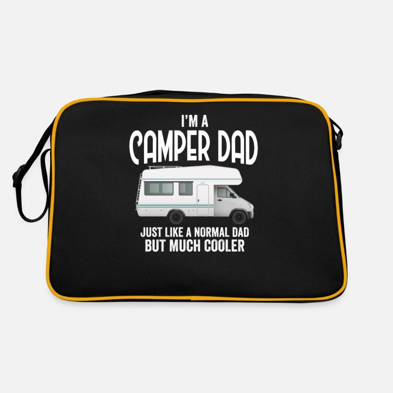 I'm A Camper Dad Loves Camping Caravan Trailer Retro Bag