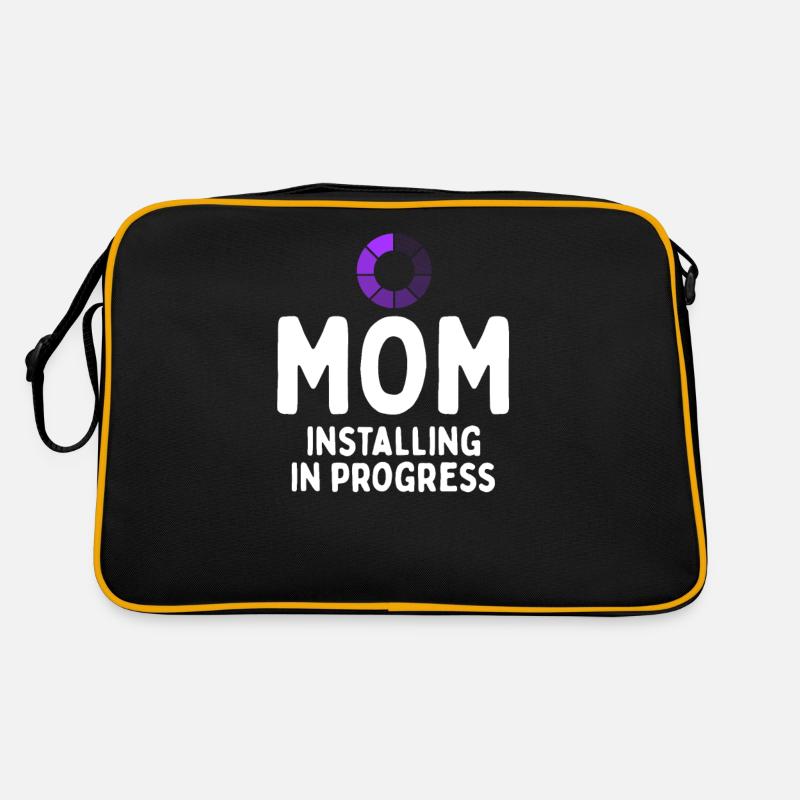 Installing Mom In Progress, Pregnancy Announcement Sac Retro