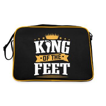 Roi des Pieds Podiatre Podiatre - Sac Retro - noir/or - Dos