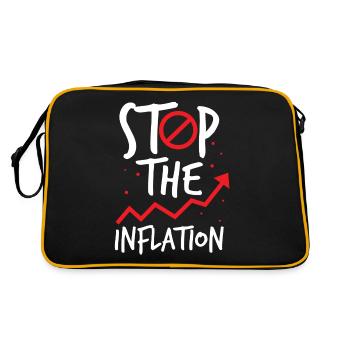 Arrêter la stagflation de l’inflation Impression monétaire - Sac Retro - noir/or - Dos