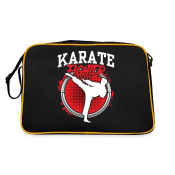 Karaté Fighter Karaté Arts Martiaux Arts Martiaux Arts Martiaux - Sac Retro - noir/or - Dos