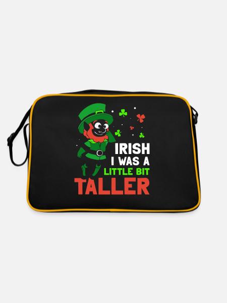 J’aimerais être un peu plus grand - Sac Retro - noir/or - Dos