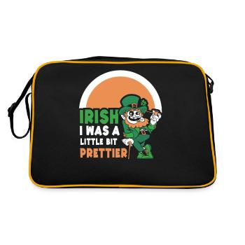 Iirish J’étais un peu plus joli irlandais - Sac Retro - noir/or - Dos