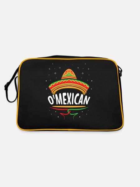 O’Mexicain Irlandais Mexicain Irlandais Irlande - Sac Retro - noir/or - Dos