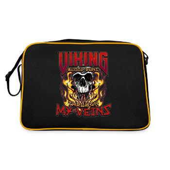 Conception de la mythologie viking nordique pour les guerriers vikings - Sac Retro - noir/or - Dos