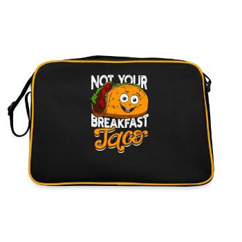 Not Your Breakfast Taco - cuisine mexicaine - Sac Retro - noir/or - Dos