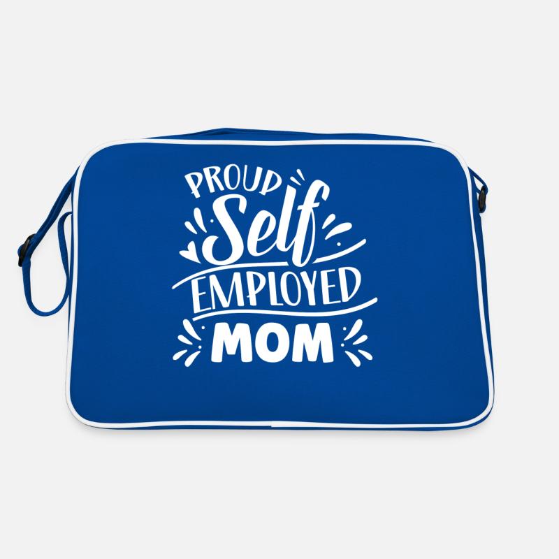 Stolze Selbständige Mutter Selbstständig Retro Tasche