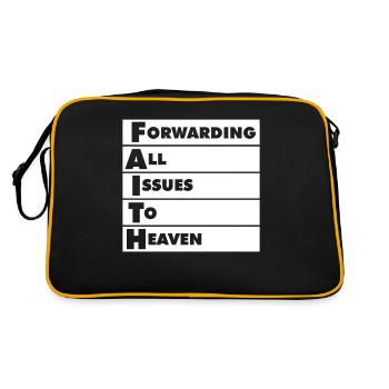 Forwarding all problems to the sky - Retro Bag - black/gold - Back