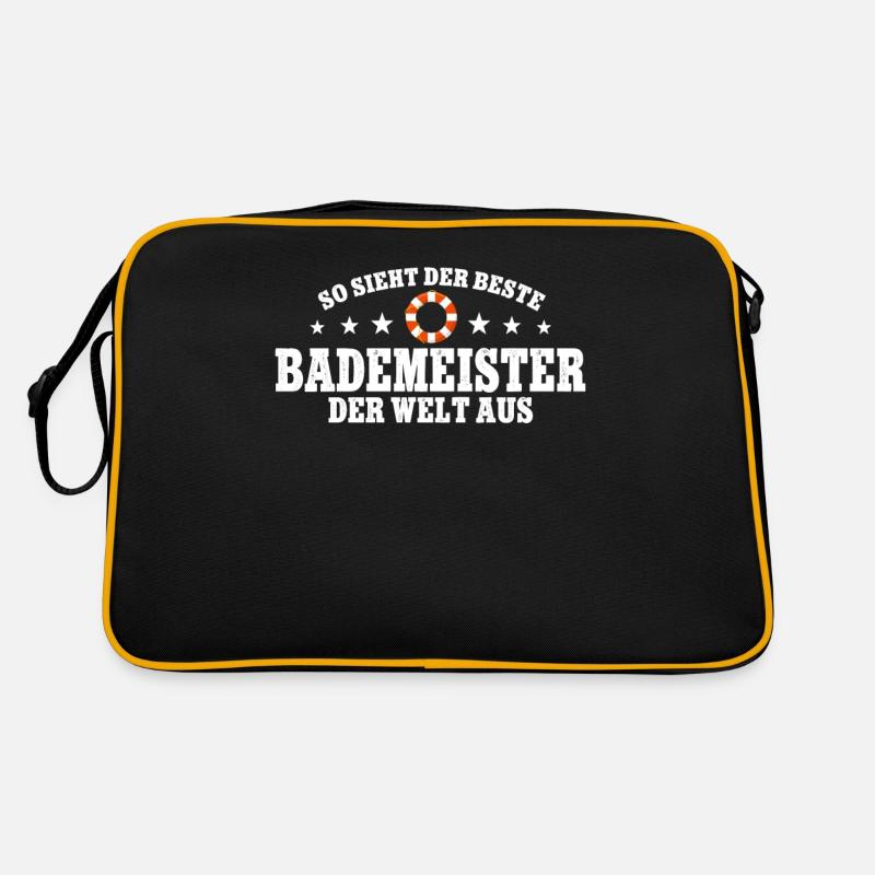 Rettungsschwimmer Bademeister Retro Tasche