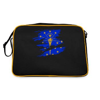 Indiana fier cadeau - Sac Retro - noir/or - Dos