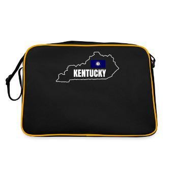 Kentucky Home Pride Gift - Retro Bag - black/gold - Back