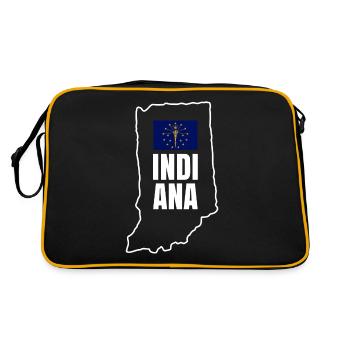 Cadeau maison Indiana - Sac Retro - noir/or - Dos