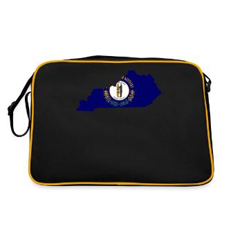 Beauty Of Kentucky gift - Retro Bag - black/gold - Back