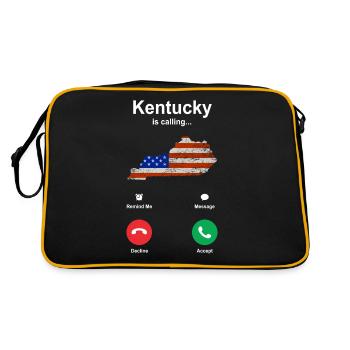 Exploring Kentucky Gift - Retro Bag - black/gold - Back