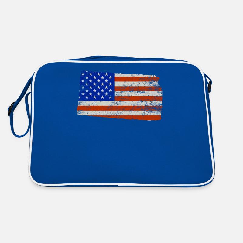 Kansas Home Usa Flag Gift Retro Bag