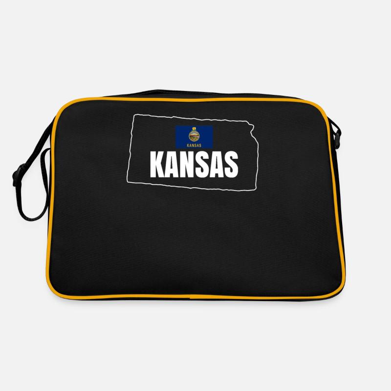 Kansas adventurous gift Retro Bag