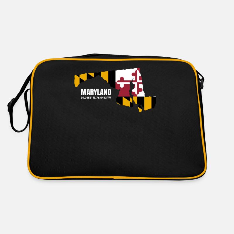 Beautiful Maryland gift Retro Bag