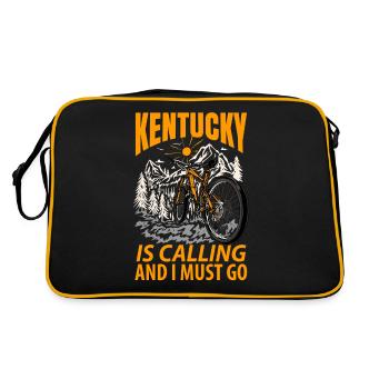 Kentucky Travels Cadeau - Sac Retro - noir/or - Dos