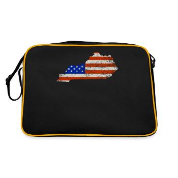 Kentucky house gift - Retro Bag - black/gold - Back