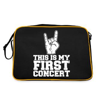 This is My First Concert 32 - Retro Bag - black/gold - Back