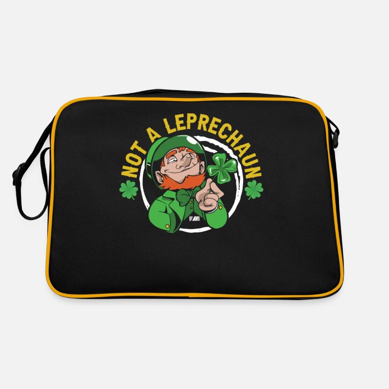 Kein Kobold Irisch St Patricks Day Leprechaun Ire Retro Tasche