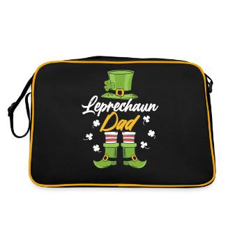 Goblin Papa St Patrick's Day Leprechaun Irish Irish - Retro Bag - black/gold - Back