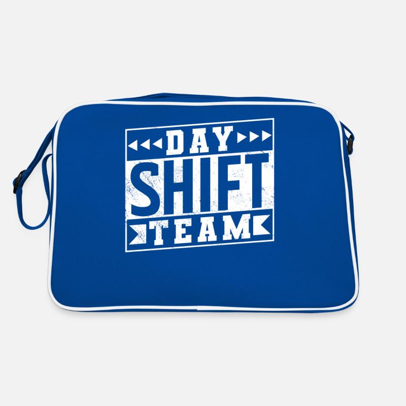 Day Shift Team Shift Work Shift Work Retro Bag
