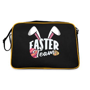 Équipe de Pâques Lapin de Pâques Pâques Pâques Pâques Pâques - Sac Retro - noir/or - Dos