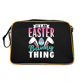 C’est un truc de lapin de Pâques Pâques Pâques - Sac Retro - noir/or - Dos