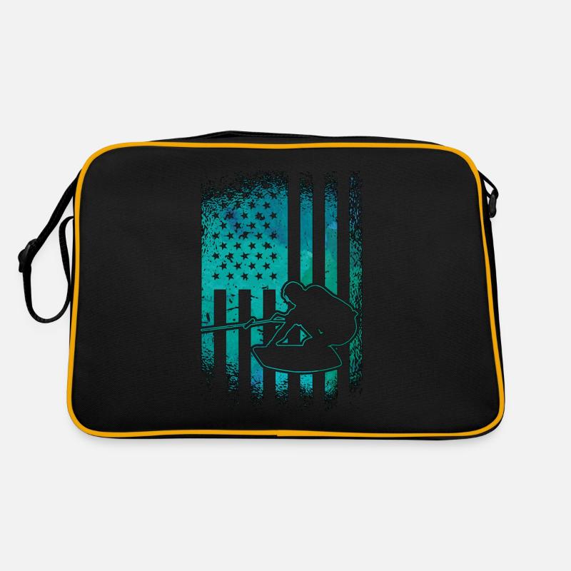 Wakeboard Wakeboarding Wakeboarder Coole Geschenk Retro Tasche