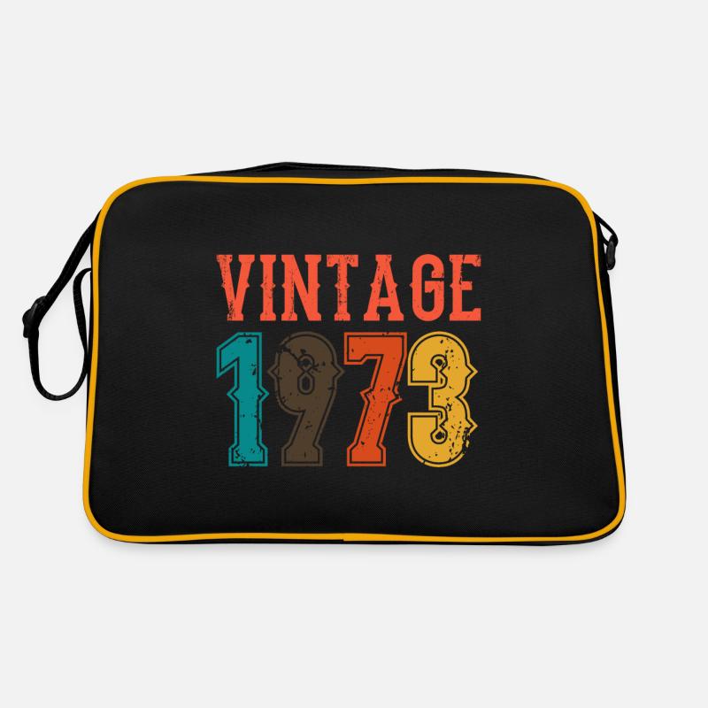 Birthday Papa Vintage 1973 Retro Bag