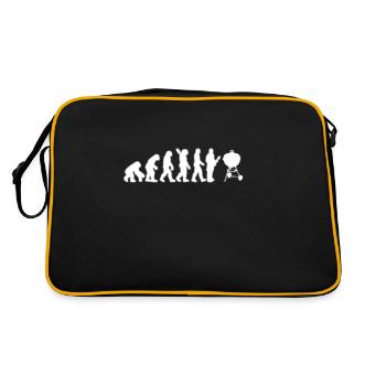 Évolution du gril à charbon - Sac Retro - noir/or - Dos