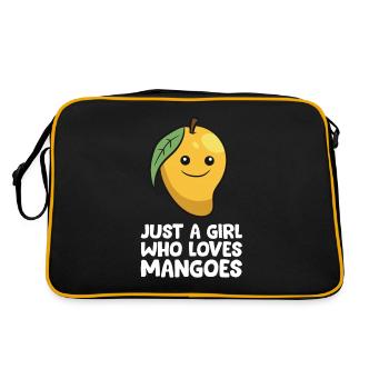 Juste une fille qui aime les mangues - Sac Retro - noir/or - Dos