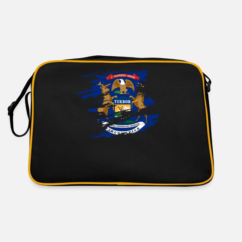 Michigan home proud gift Retro Bag