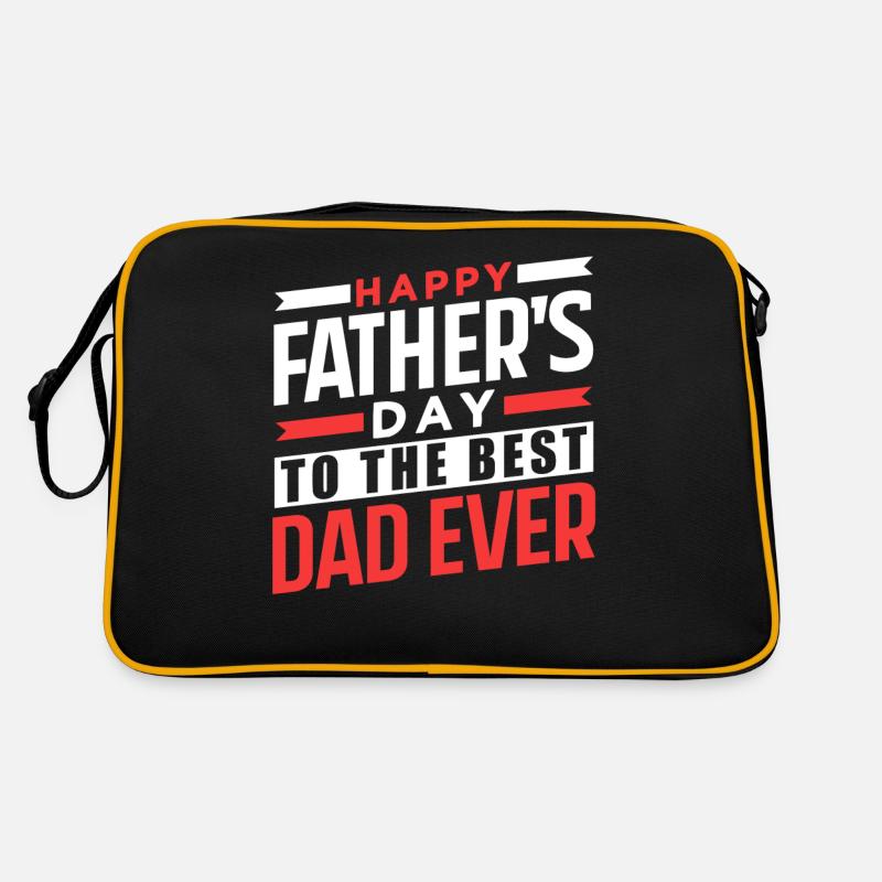 Happy Father's Day for Best Father Dad Retro Bag