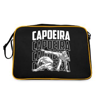 Capoeira Hobby Brazilian Training Martial Arts - Retro Bag - black/gold - Back