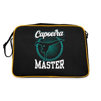 Capoeira Master Hobby Brazilian Martial Arts - Retro Bag - black/gold - Back