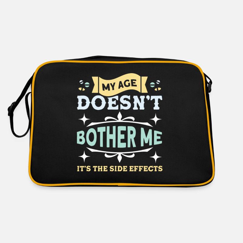 Alte Menschen Sarkastisch Großvater Retro Tasche