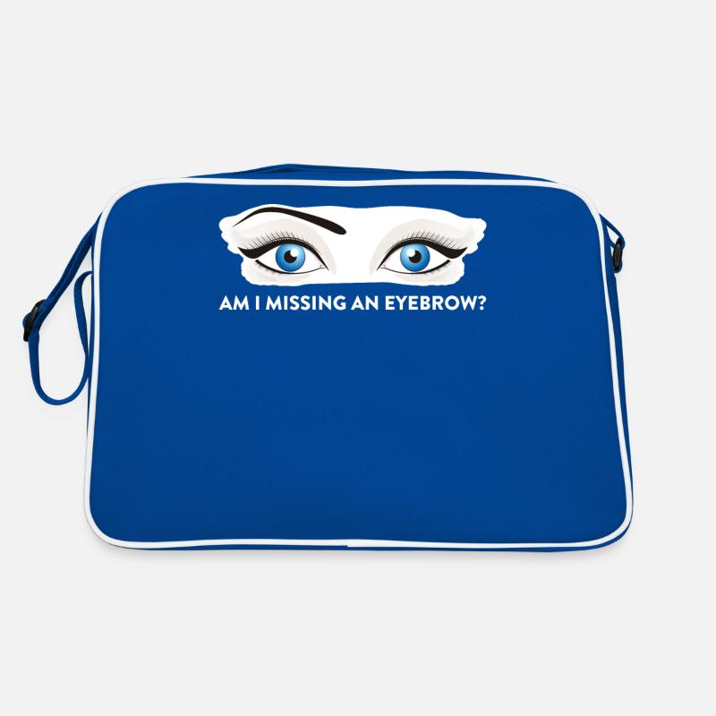 Am I Missing An Eyebrow Makeup Artist Gift Retro Bag