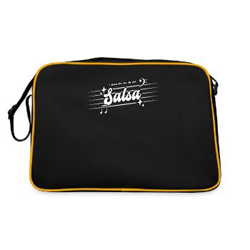 My last salsa Romantic salsa - Sac Retro - noir/or - Dos