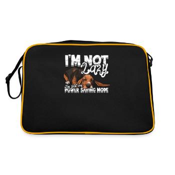 Je ne suis pas paresseux, je suis juste en mode économie d’énergie - bébé - Sac Retro - noir/or - Dos