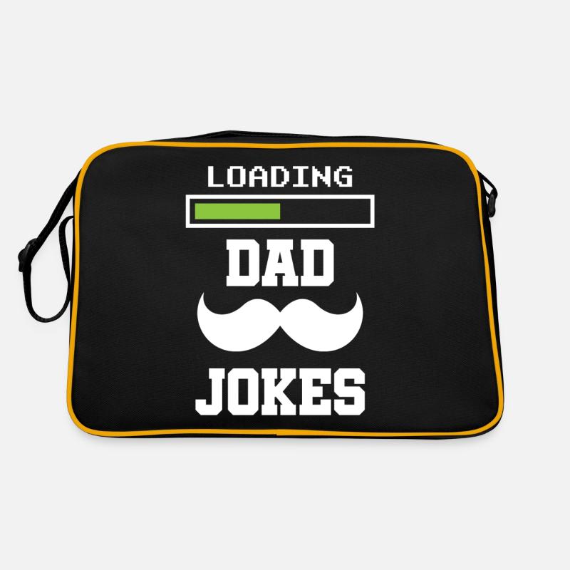 Dad Joke Papa Joke Father Jokes Retro Bag