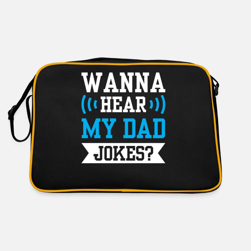 Dad Joke Papa Joke Father Jokes Retro Bag