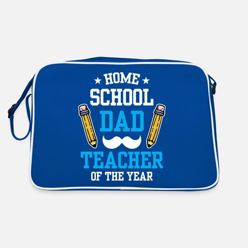 Homeschool Papa Enseignant de l’année Homeschooling Sac Retro