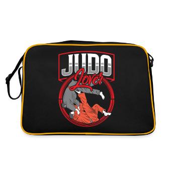 Amateurs de Judo Hobby Judoka Arts Martiaux Arts Martiaux Arts Martiaux - Sac Retro - noir/or - Dos