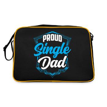 Proud Single Parent Single Parent Single Parent - Retro Bag - black/gold - Back