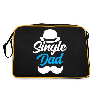 Père célibataire Papa Papi Parent célibataire - Sac Retro - noir/or - Dos